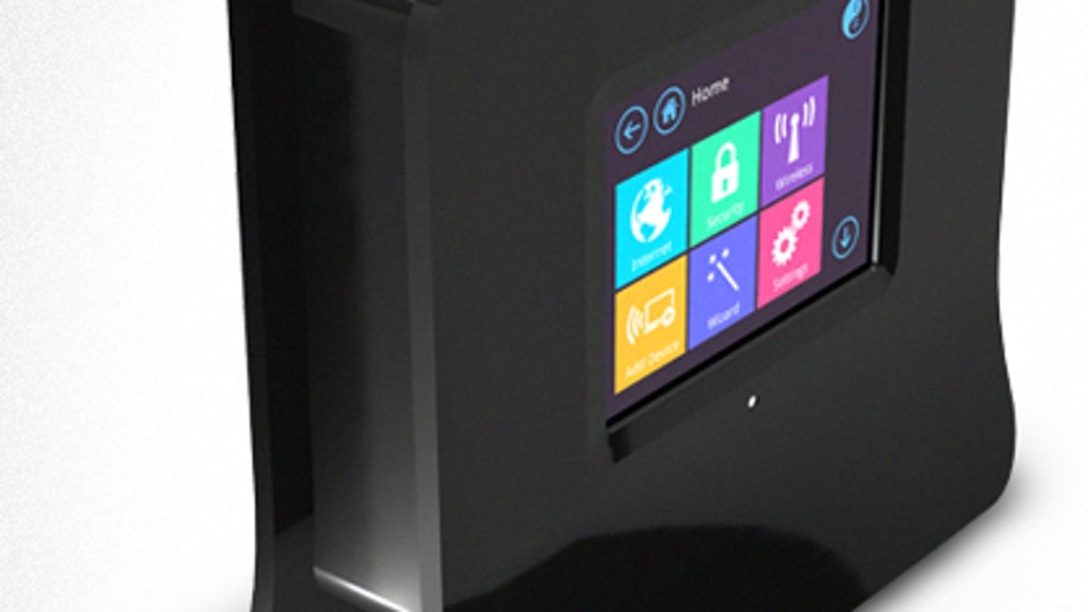 The new touch-based Almond Wireless-N router from Securifi.