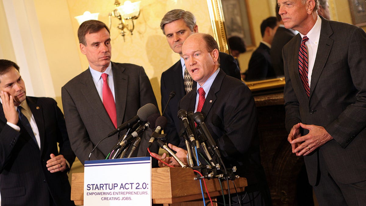 Senators introduce the "Startup Act 2.0" in May. Half a year later, it's not had a House or a Senate hearing.