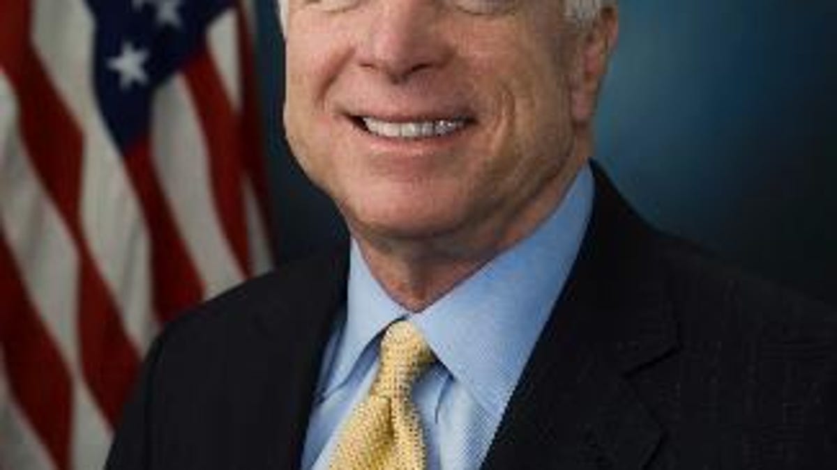 senator-mccain-official-photo-display