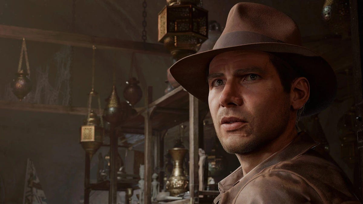A large spread of Indiana Jones and other characters for the game.