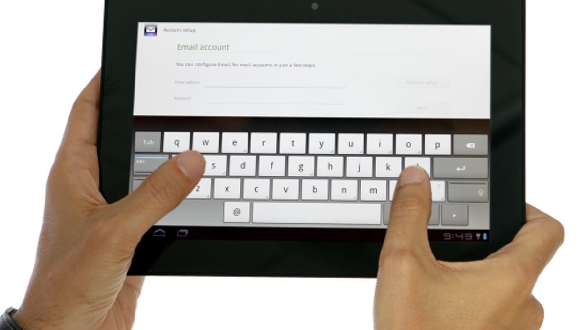 The Sony Tablet S is now running Ice Cream Sandwich.