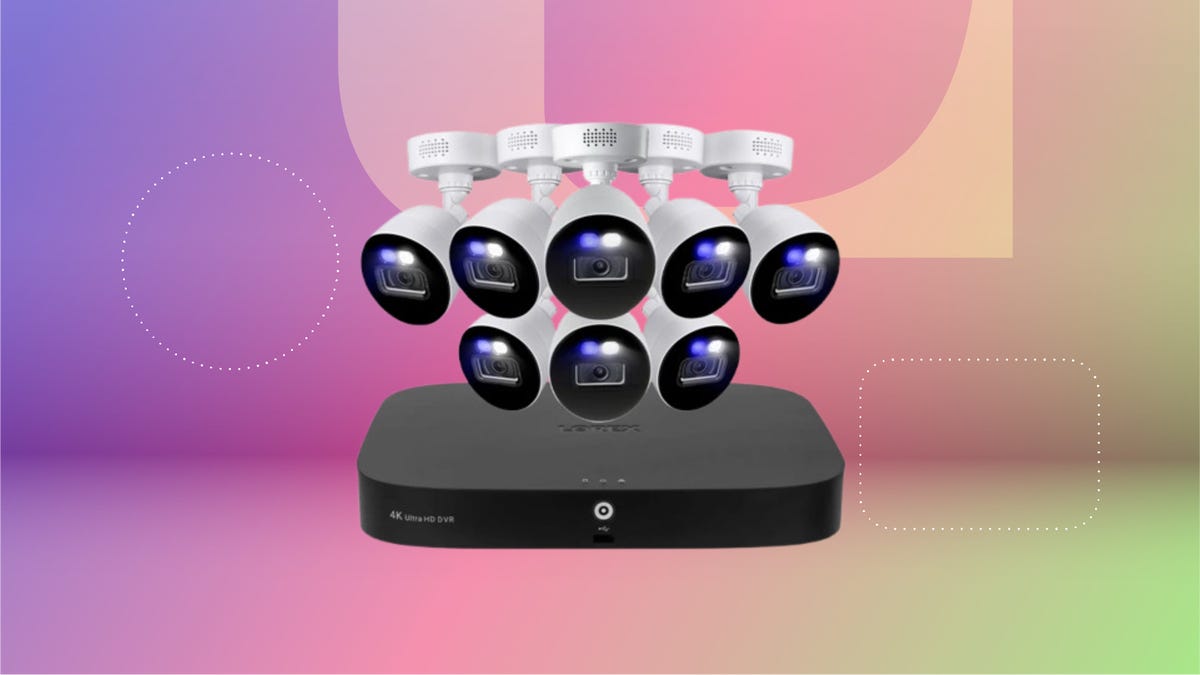 Lorex products in a Black Friday background