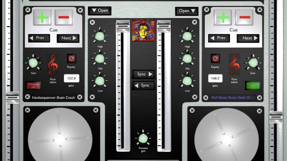 Image of PadDeckX iPad app.