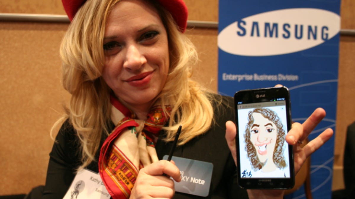 Caricaturist Kathy Bailey