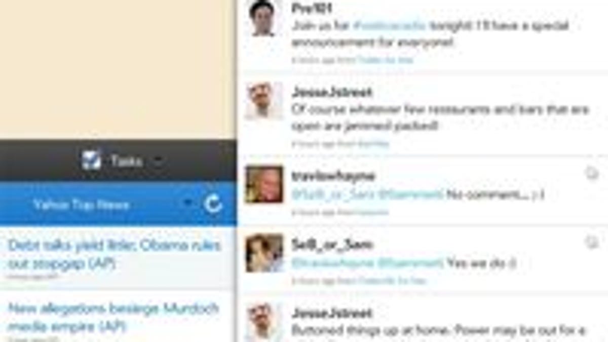 Glimpse multitasking app