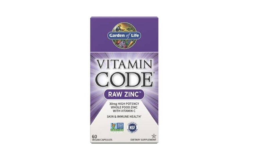 Box of Garden of Life Raw Zinc supplement