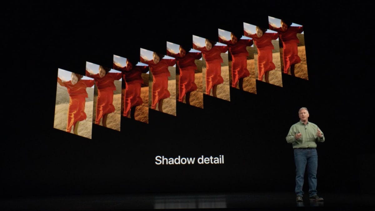 Apple marketing chief Phil Schiller says Smart HDR will improve iPhone XS photos' ability to capture both shadow details and bright highlights.