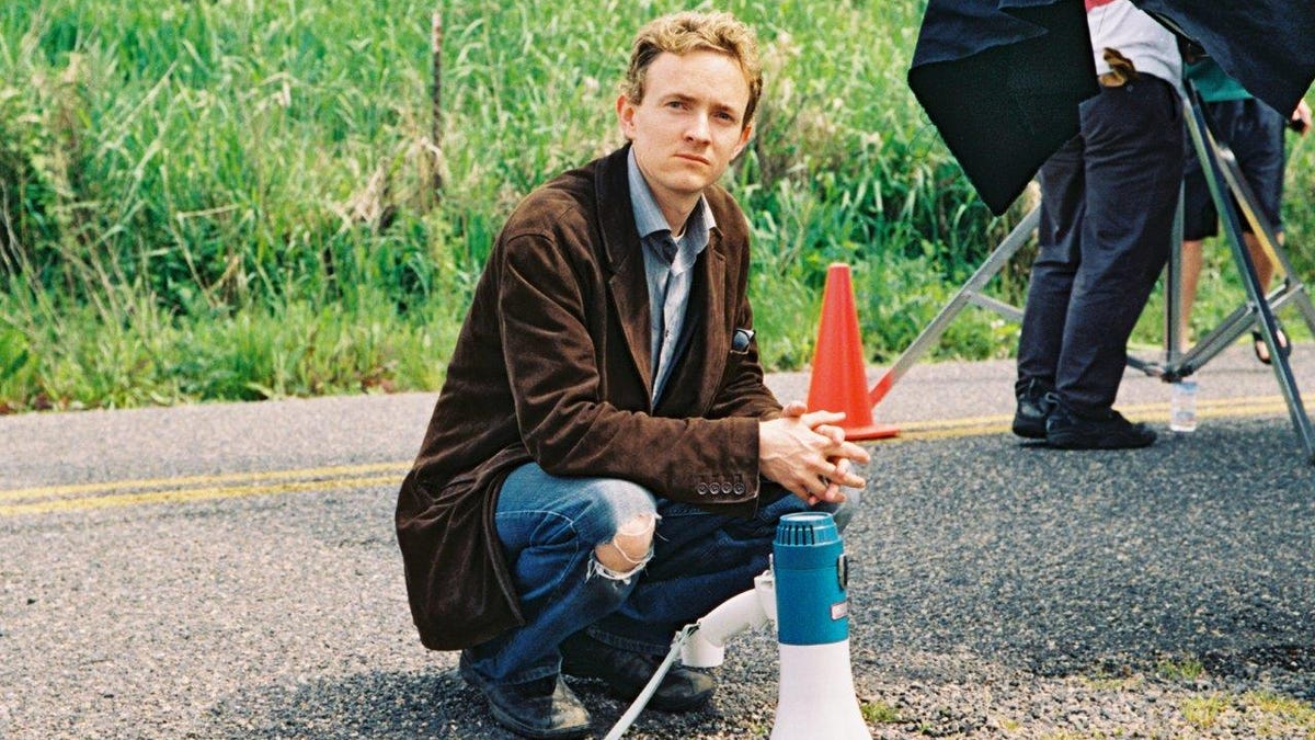 Cullen Hoback on the shoot for "Terms and Conditions May Apply."