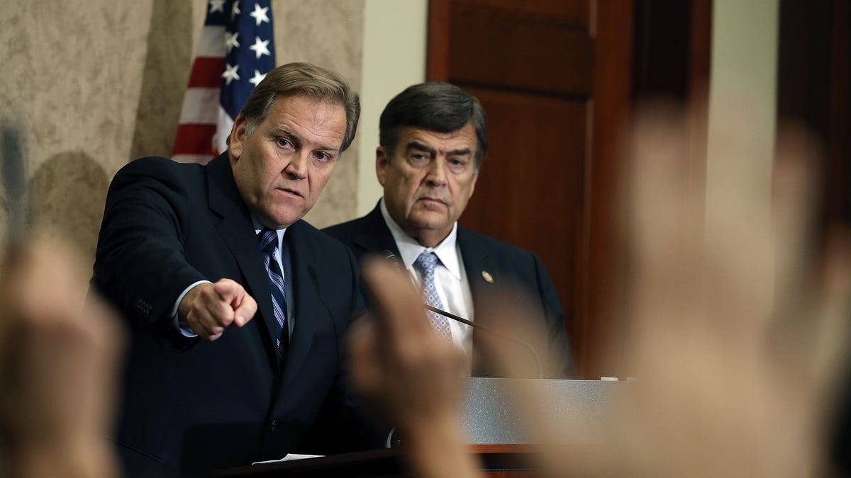 CISPA author Rep. Mike Rogers, who successfully navigated his legislation through the House of Representatives despite ongoing privacy concerns