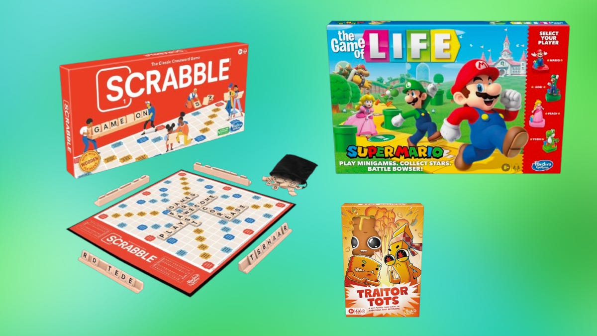 Scrabble, Life and Traitor Tots board games