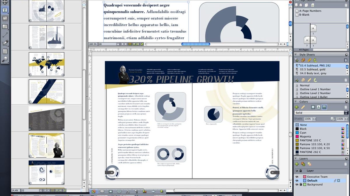 QuarkXPress in action