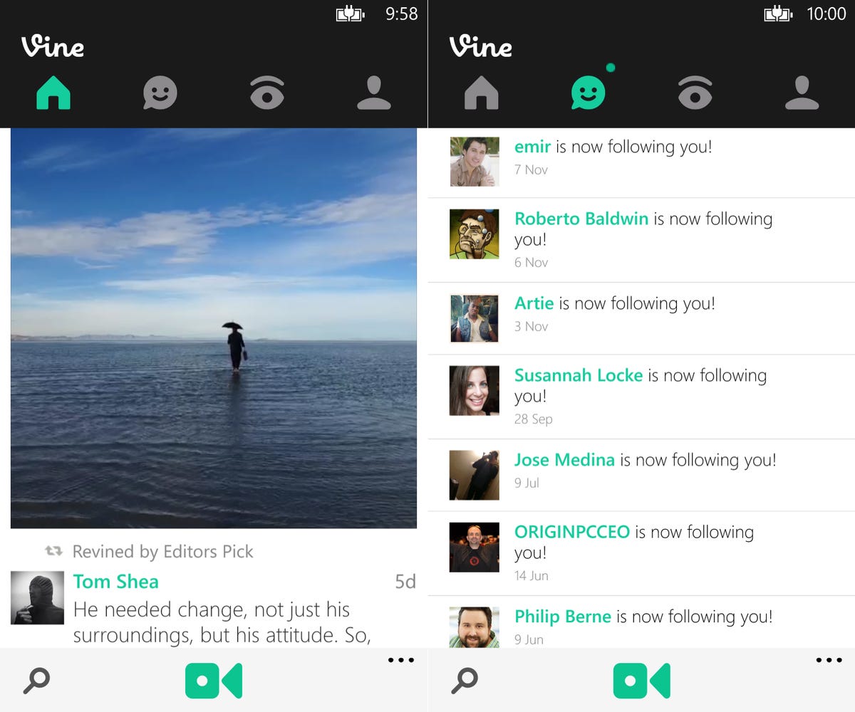 Vine for Windows Phone