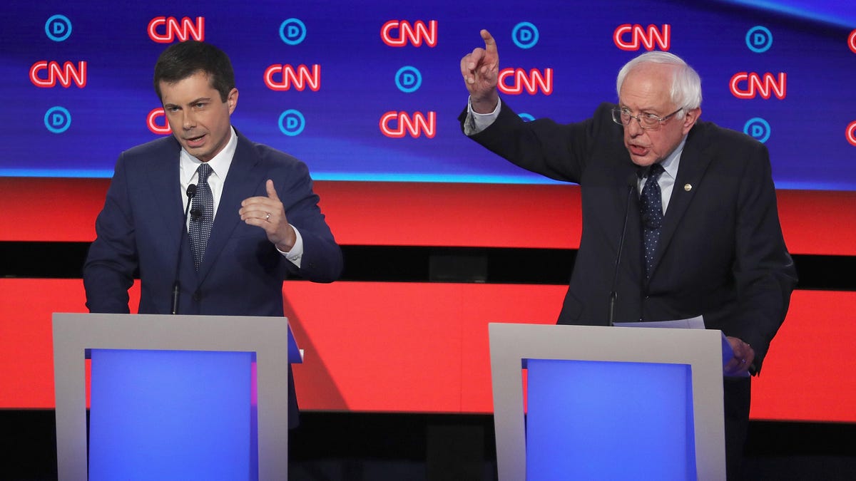 Democratic Presidential Candidates Debate In Detroit Over Two Nights