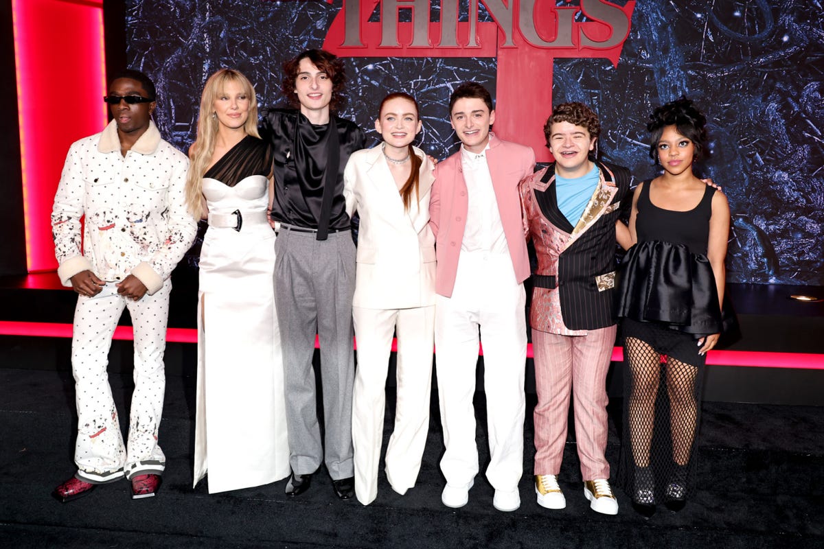 Stranger Things stars at season 4 premiere