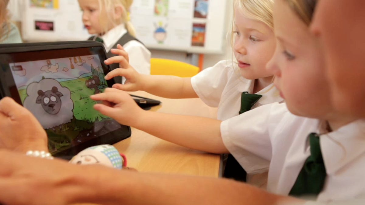 Kids at the Flitch Green academy.