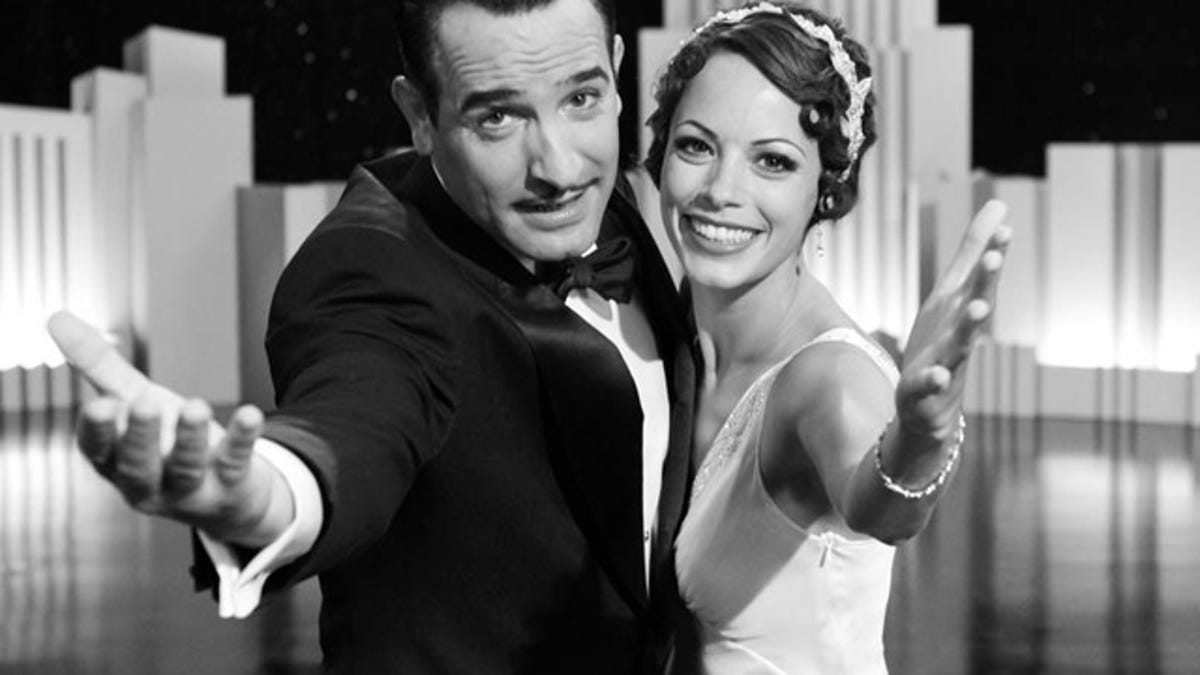 The lead actors from the film "The Artist."