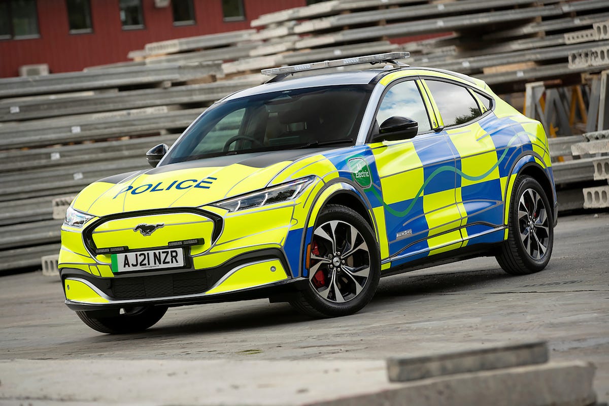 Ford Mustang Mach-E UK Police Car Concept