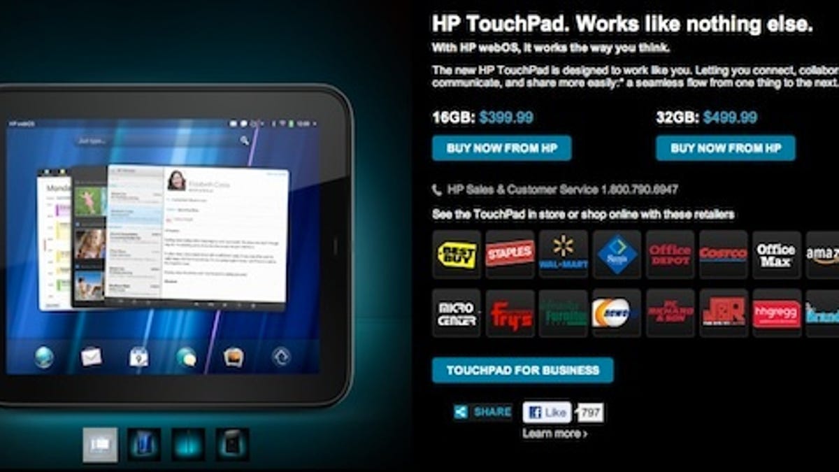 HP said today that the $399 price cut is permanent.