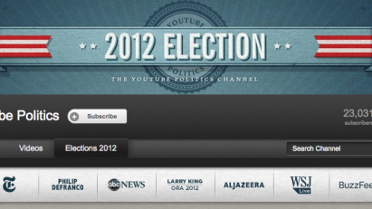 YouTube's Election Hub.