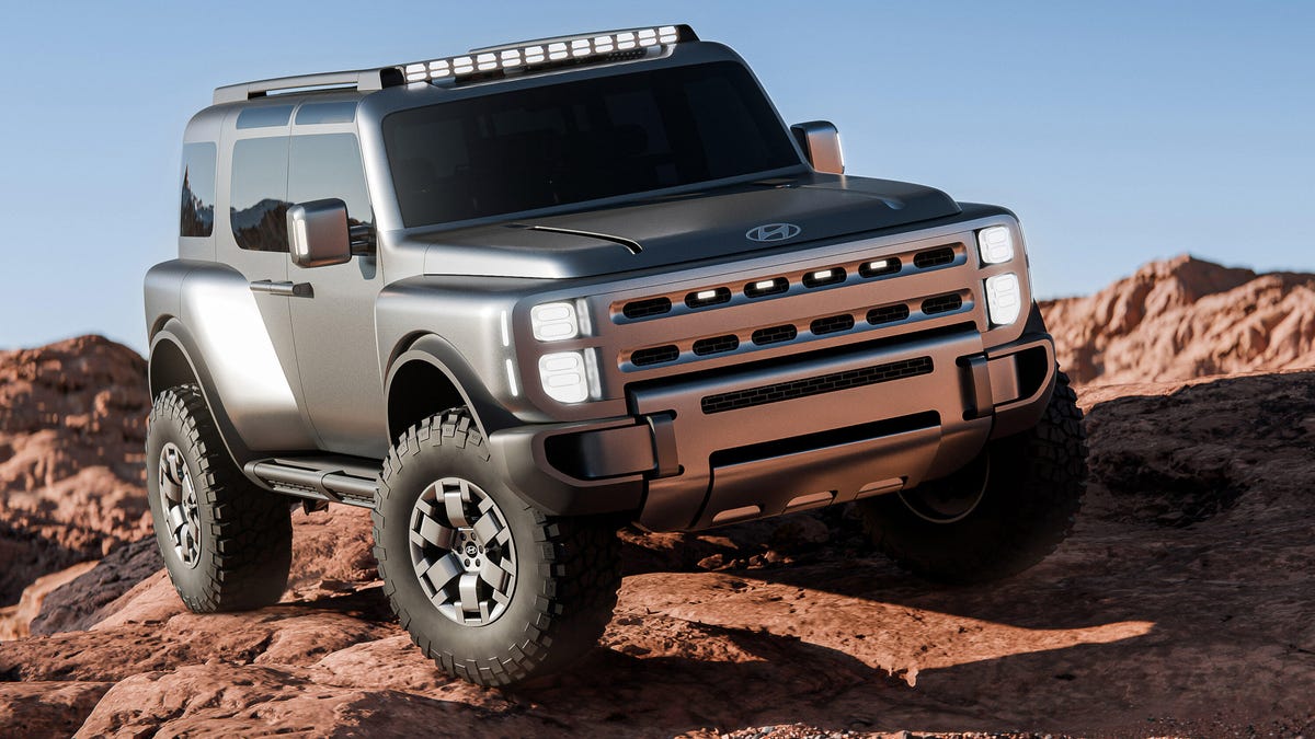 Hyundai Boulder, a boxy concept SUV