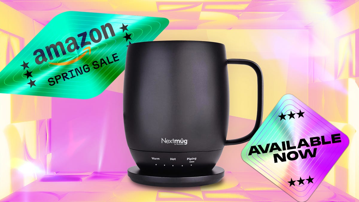 Nextmug temperature-controlled mug in pink