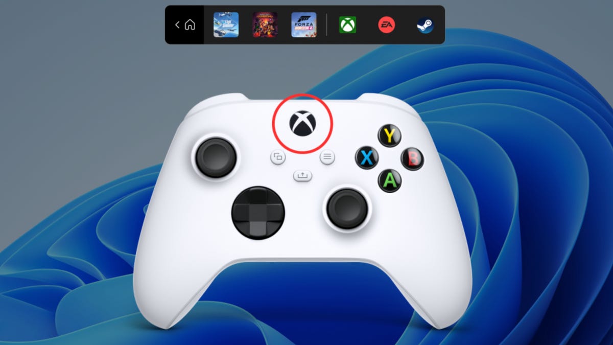 A white Xbox controller