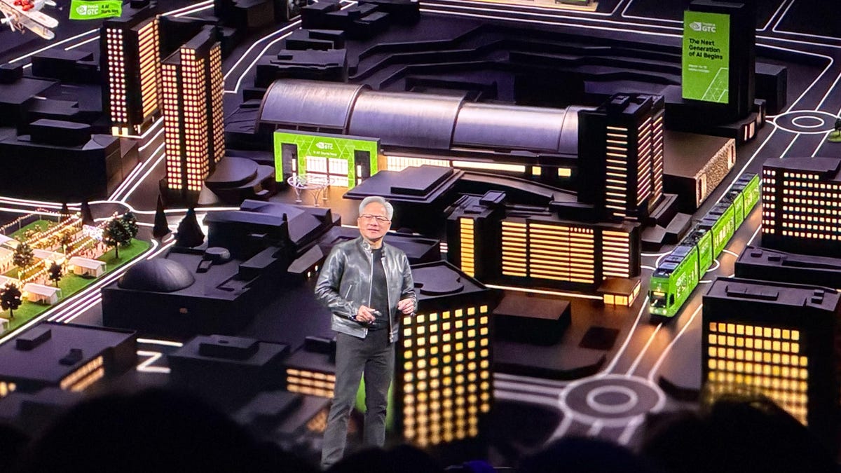 Jensen Huang opens the Nvidia GTC keynote