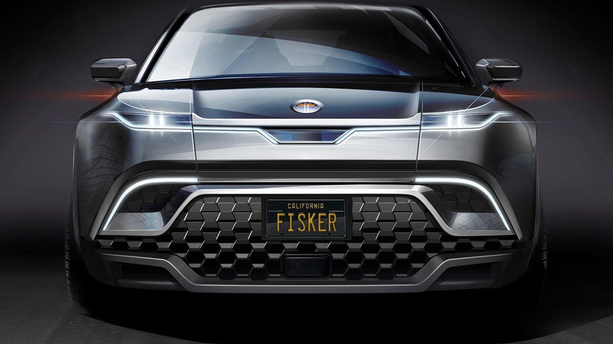 Fisker electric SUV teaser image