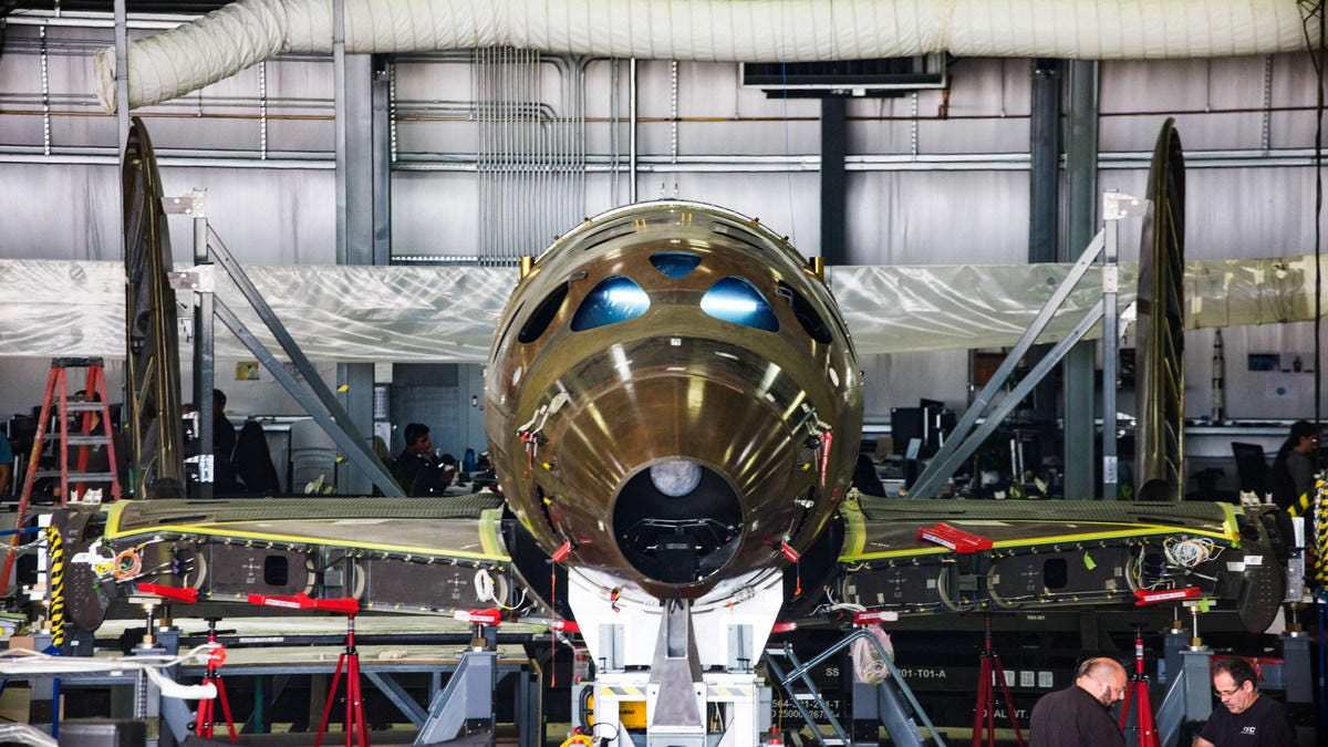 Virgin Galactic announces major milestone in manufacture of next spaceship