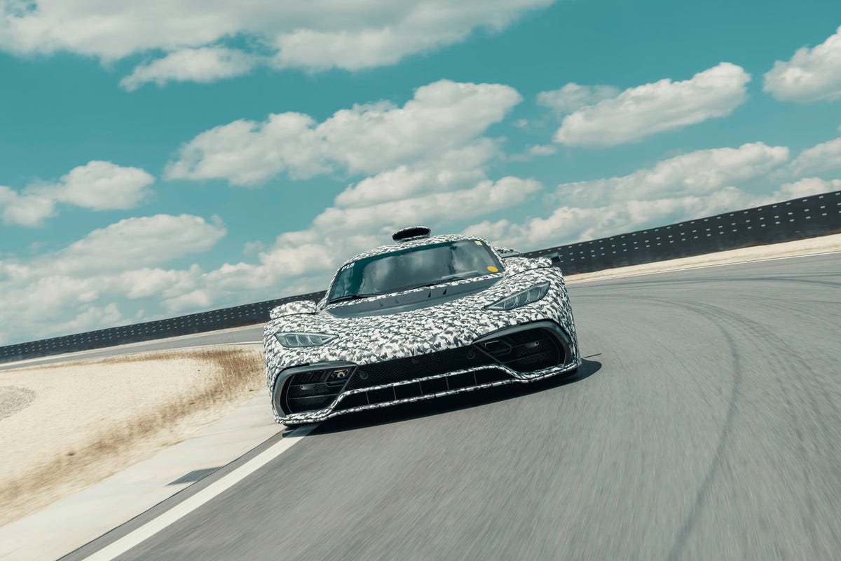 Mercedes-AMG One track testing