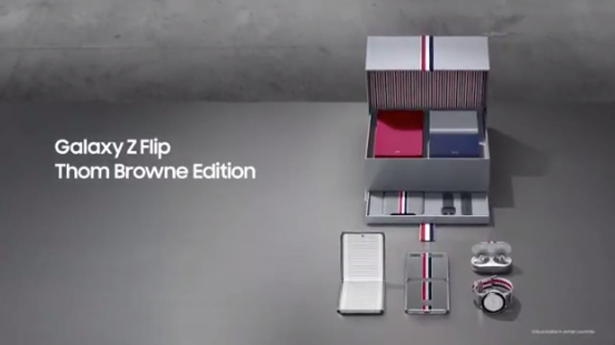 Galaxy Z Flip Thom Browne