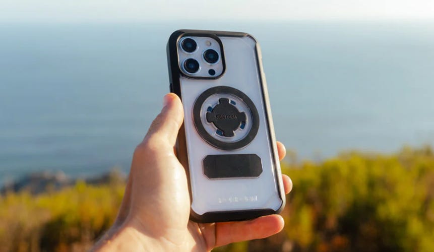 The Rokform Crystal case for iPhone 15 features very strong magnets for MagSafe accessories