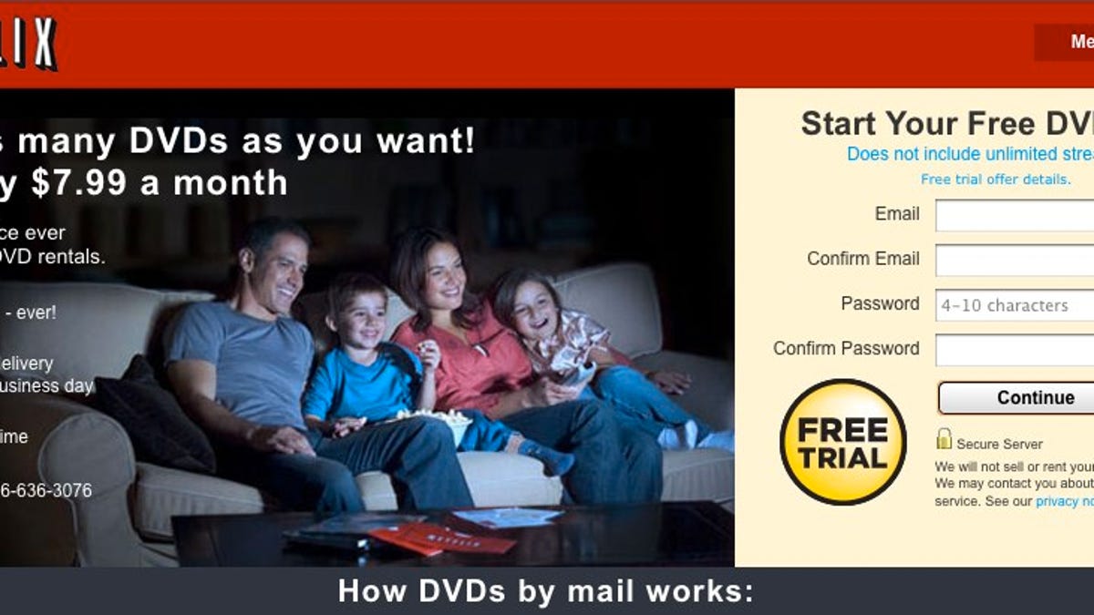 Netflix has a new DVD-only plan.