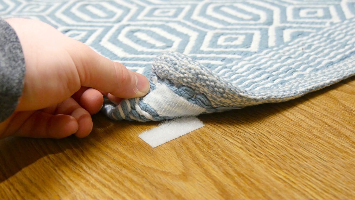 secure an area rug