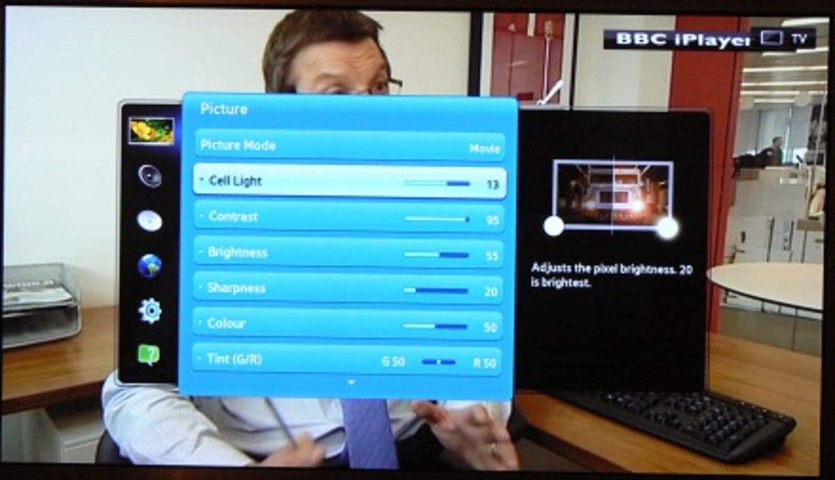 Samsung PS51D8000 picture options