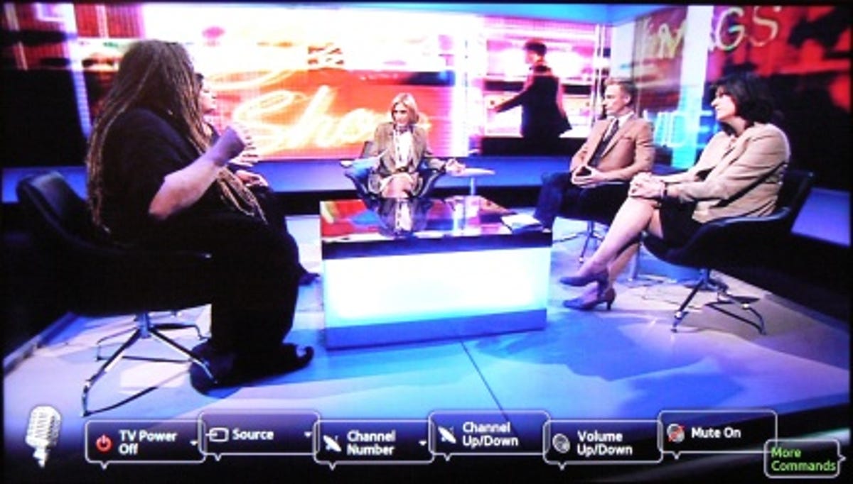 Samsung UE55ES7000 voice control