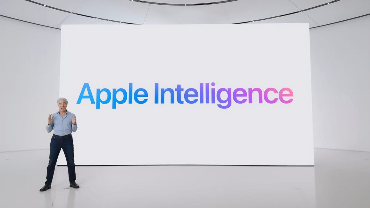 apple intelligence text on screen