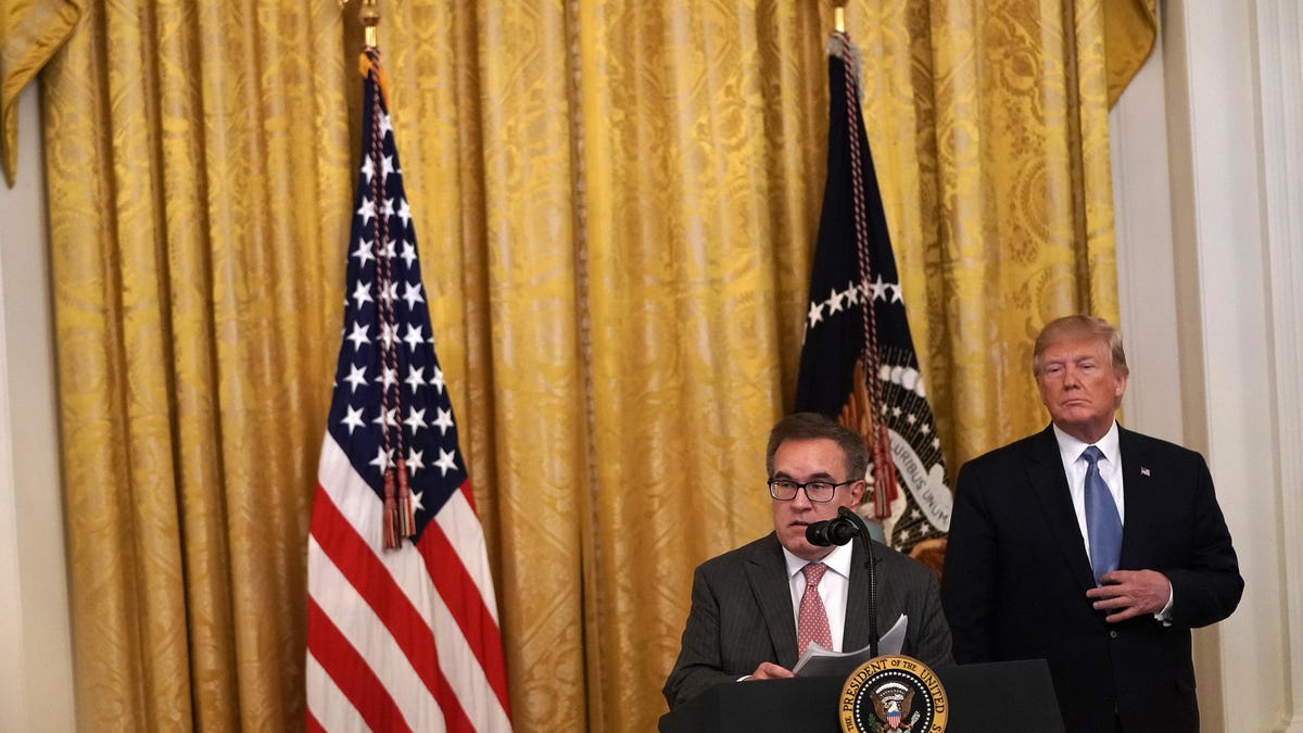 President Trump and EPA Administrator Andrew Wheeler