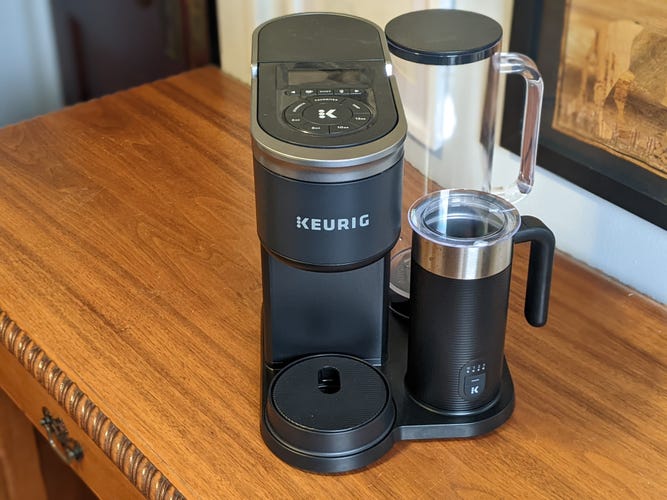 The Keurig K-Cafe Smart coffee maker.