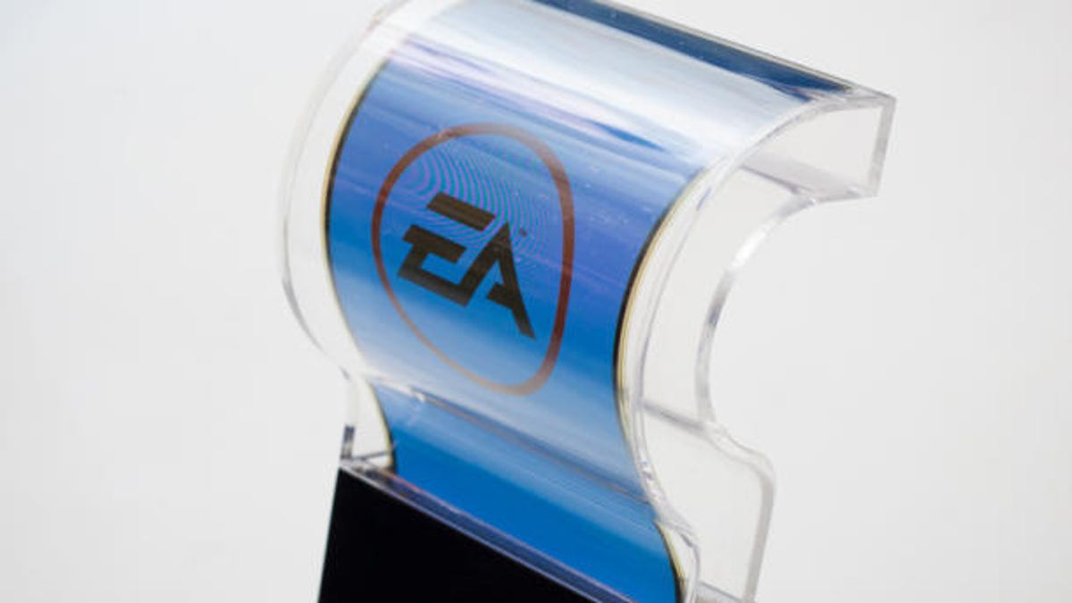 A flexible OLED display inside protective covering.