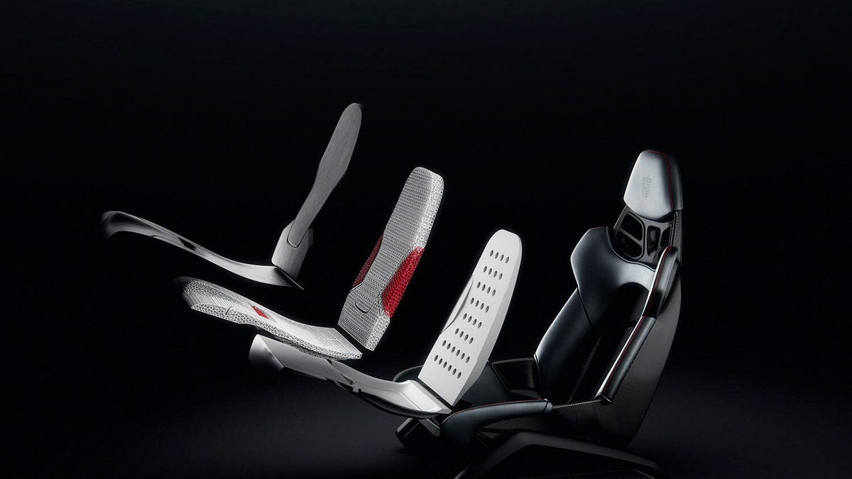Porsche 3D-printed seats