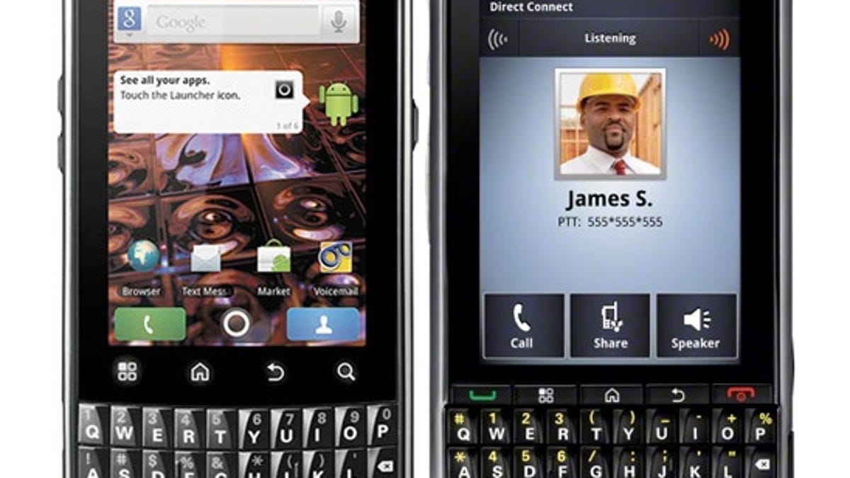 Motorola unveils the XPRT and the Titanium for Sprint