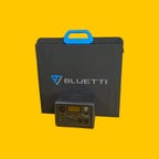 The Bluetti EB3A solar generator.