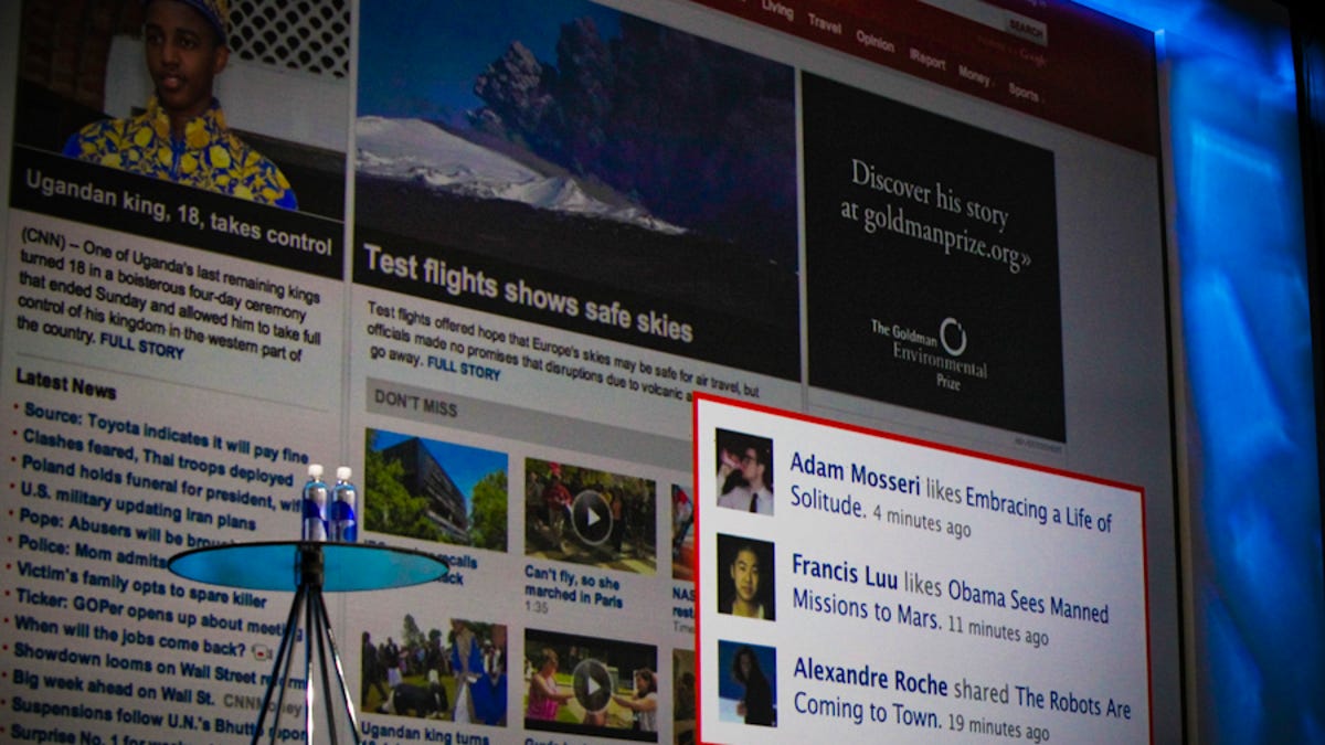 Facebook is pleased early results from its Open Graph app platform.