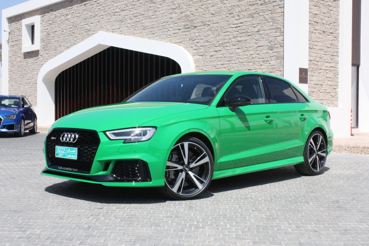 2018 Audi RS3 in Viper Green