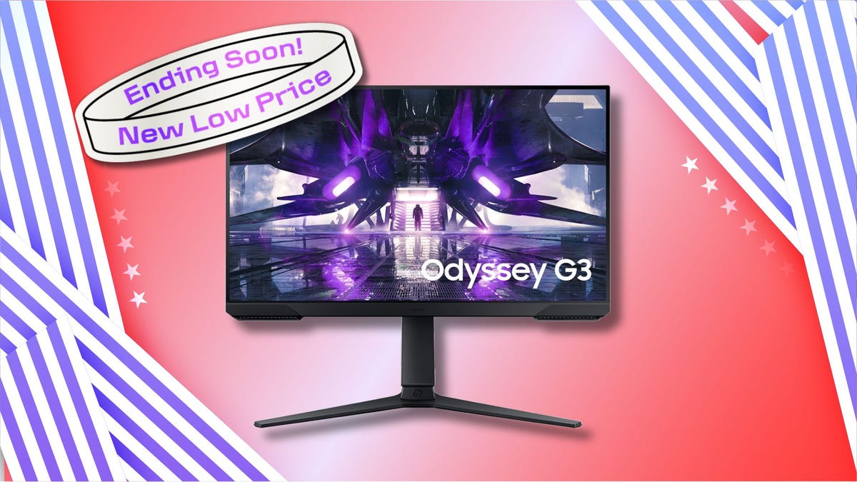 Samsung Odyssey G3 G32A gaming monitor fourth july commerce image