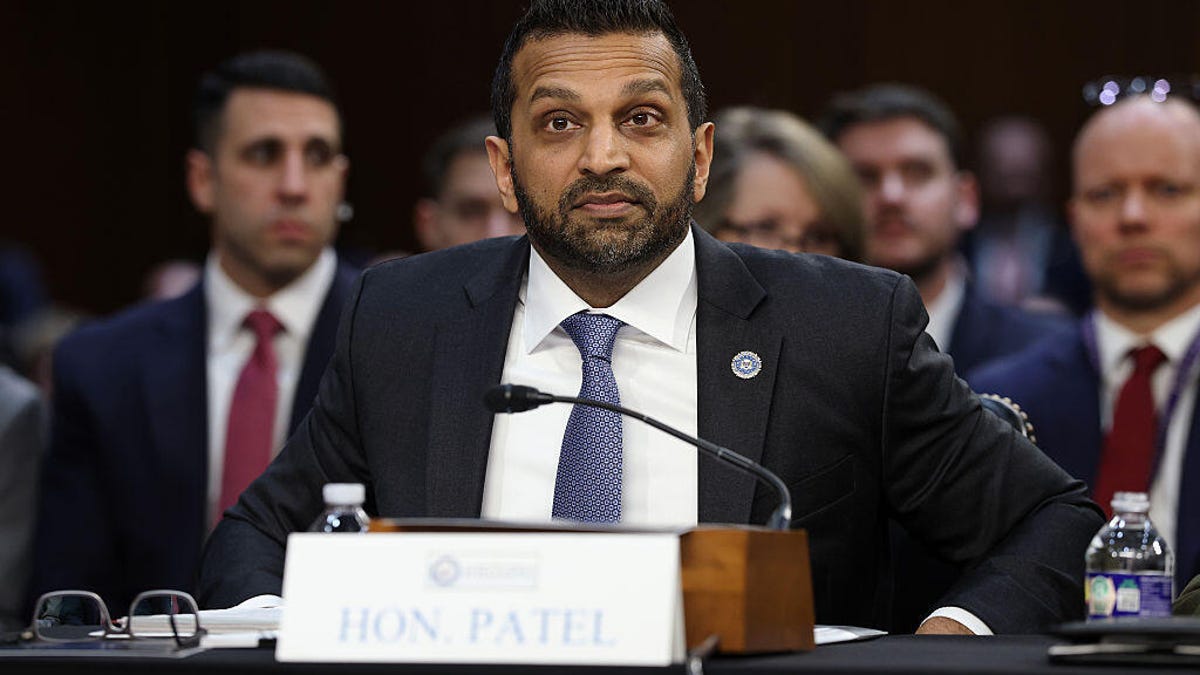 Federal Bureau of Investigation Director Kash Patel arrives to a Senate Intelligence Committee hearing on worldwide threats in the Hart Senate Office Building on March 18, 2026 in Washington, DC.