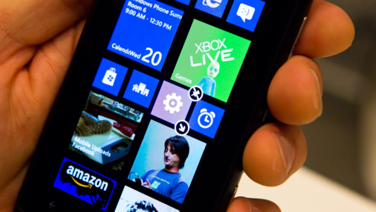 The new Windows Phone Start Screen.