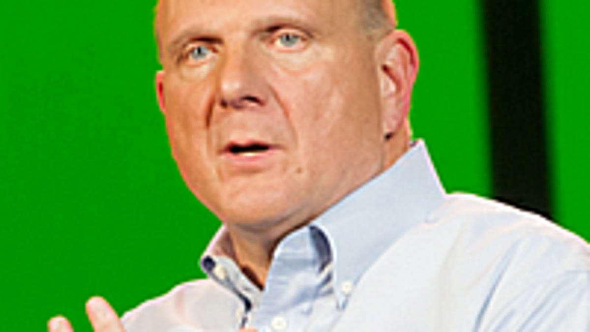 Microsoft CEO Steve Ballmer