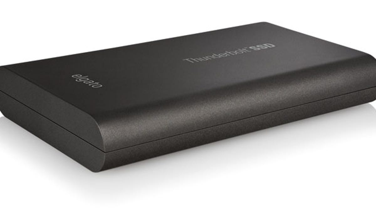 Elgato's Thunderbolt SSD will ship in February in 120GB and 240GB models.